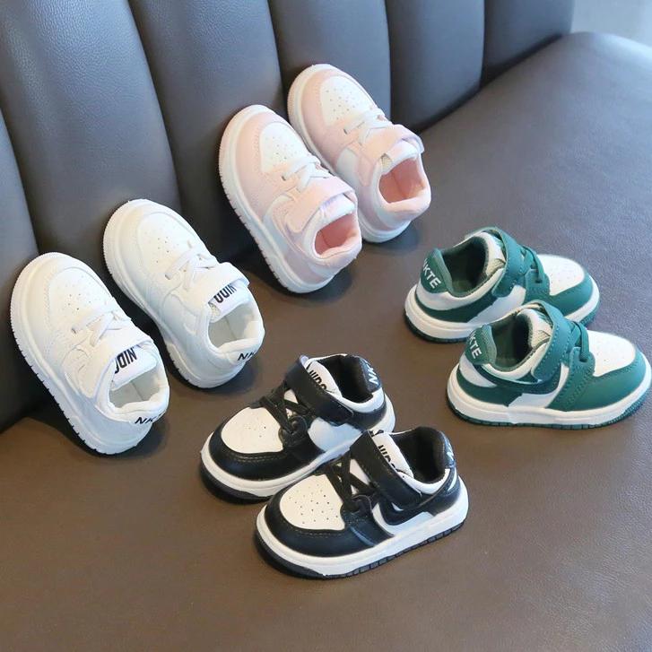 Giày thể thao NKIE 4 màu thời trang cho bé size 15-25 cho bé 0 đến 4 tuổi