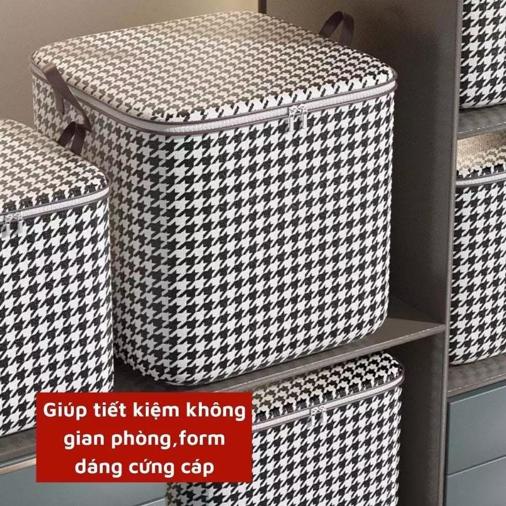 Giỏ đựng quần áo ❤️100L, túi đựng chăn màn đa năng,có thể gấp gọn [01]