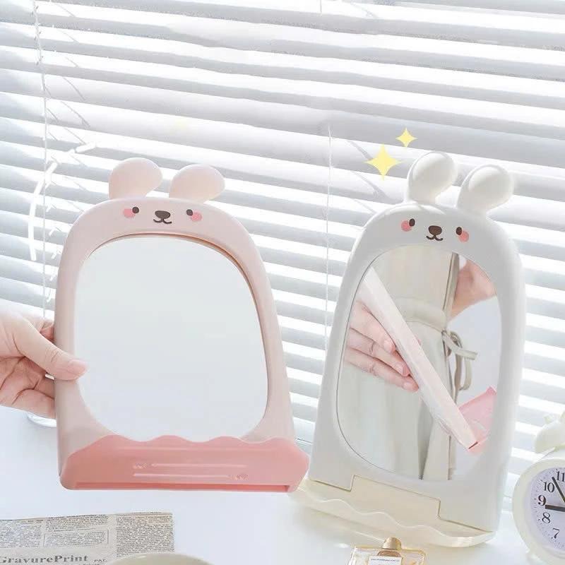 Gương treo tường hình tai thỏ dễ thương - gương treo tường trang điểm decor