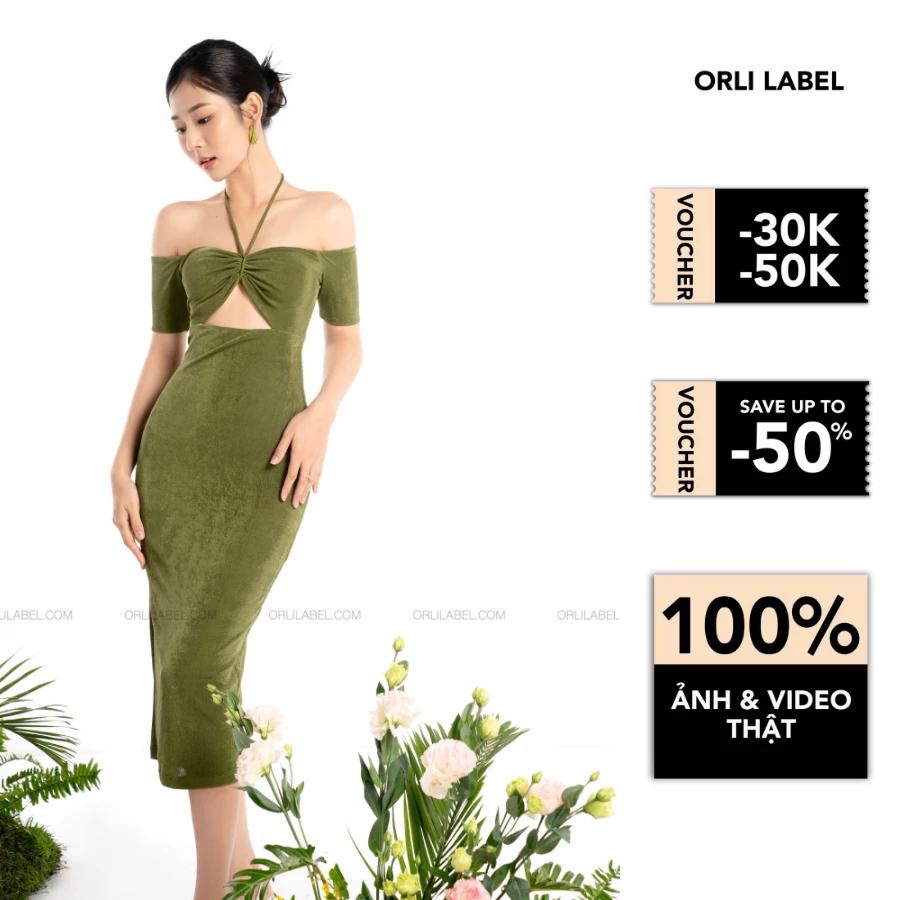Halia Dress - Đầm body thun kiểu ngực - ORLI LABEL