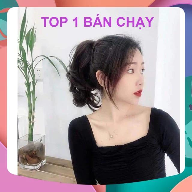 [HÀNG HOT] NGOẶM TÓC GIẢ XOĂN NGẮN CHẤT TƠ LÌ MỊN CAO CẤP