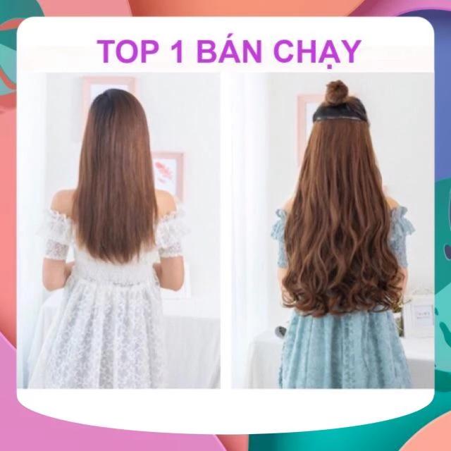 [HÀNG MỚI VỀ] KẸP TÓC GIẢ XOĂN ĐỘ DÀI 55-60CM SÀNH ĐIỆU DÙNG CHO TÓC DÀI QUA VAI