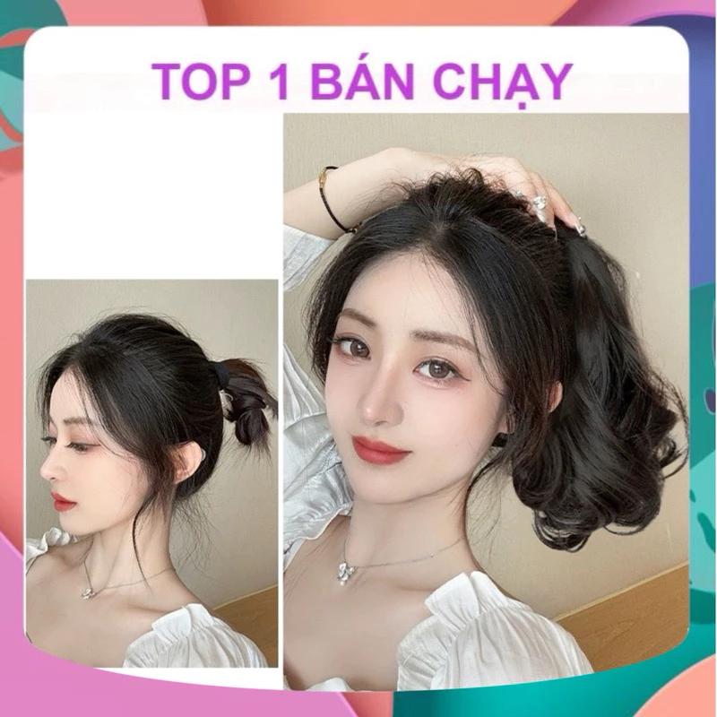 [HÀNG SIÊU CẤP] NGOẶM TÓC GIẢ XOĂN NGẮN HÀNG CAO CẤP KÈM HÌNH THẬT