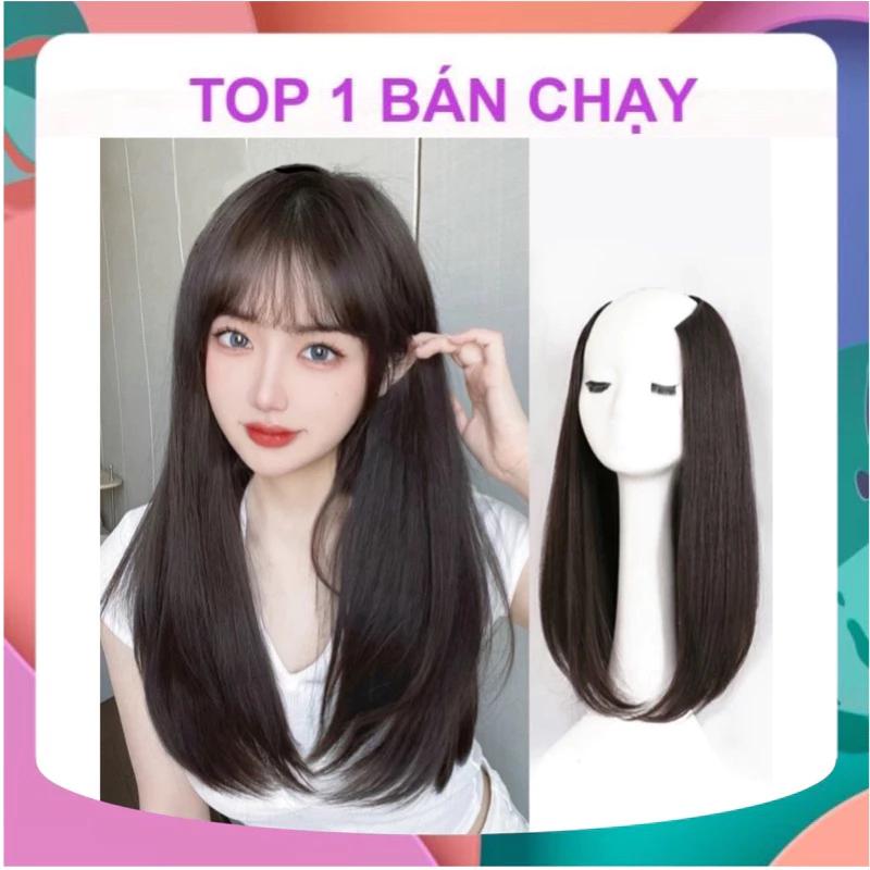 [HÀNG SIÊU CẤP] TÓC GIẢ KẸP U NỬA ĐẦU CỤP LỬNG LƯỚI HOA CAO CẤP