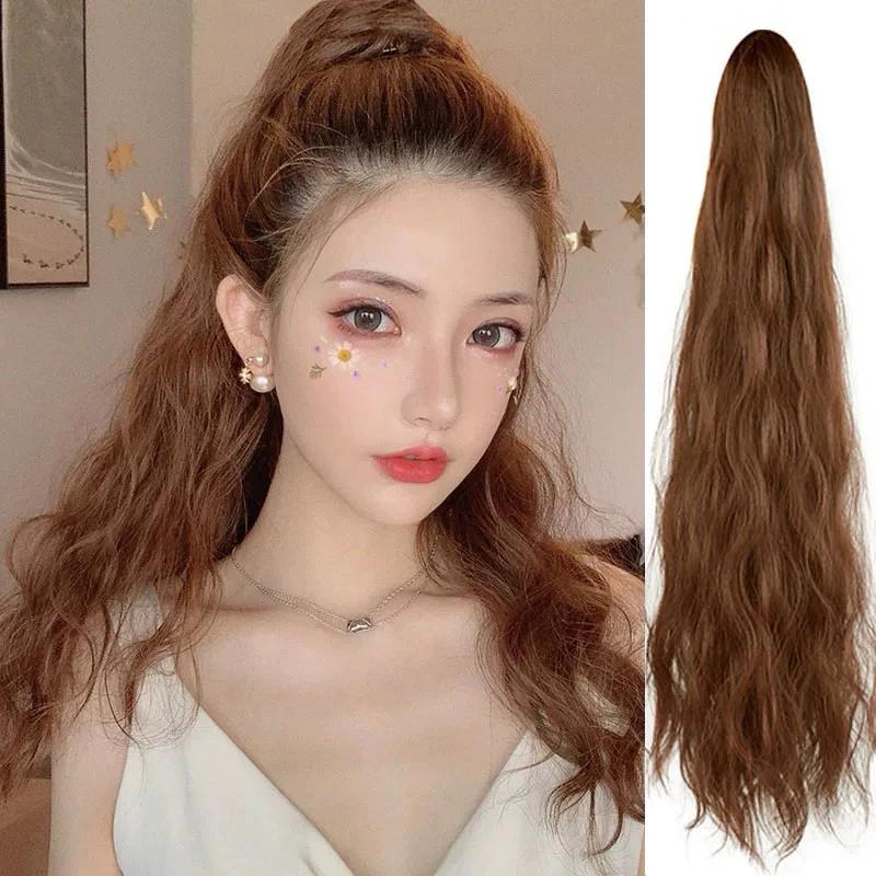 [HÀNG SIÊU CẤP] TÓC GIẢ NGOẠM XOĂN XÙ CÁ TÍNH DÀI 55-60 CM KÈM HÌNH THẬT