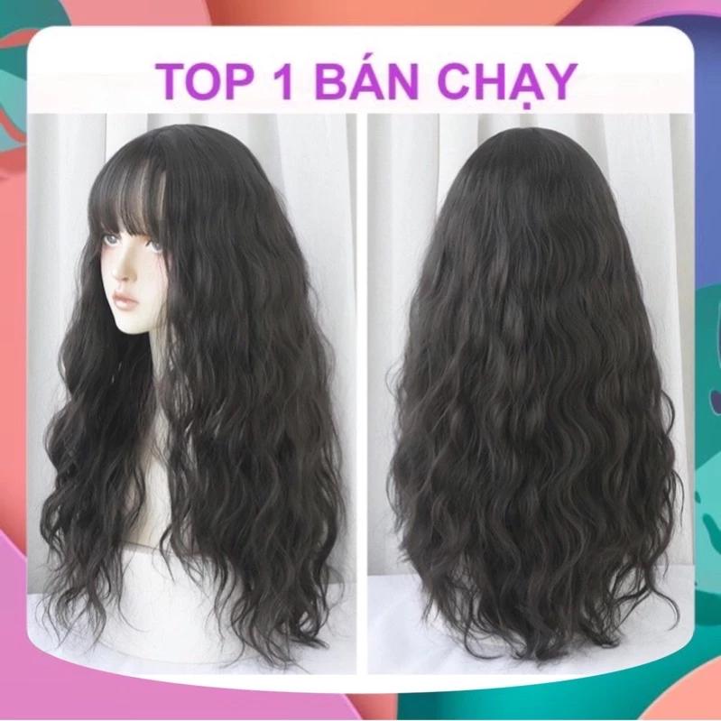 ?HÌNH THẬT, CLIP THẬT? BỘ NGUYÊN ĐẦU TÓC GIẢ LƯỚI HOA SÓNG XÙ CAO CẤP TẶNG LƯỚI TRÙM