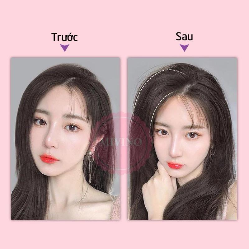 ?HÌNH THẬT? SET 2 TÓC GIẢ KẸP PHỒNG CHÂN TÓC SIÊU TỰ NHIÊN ?