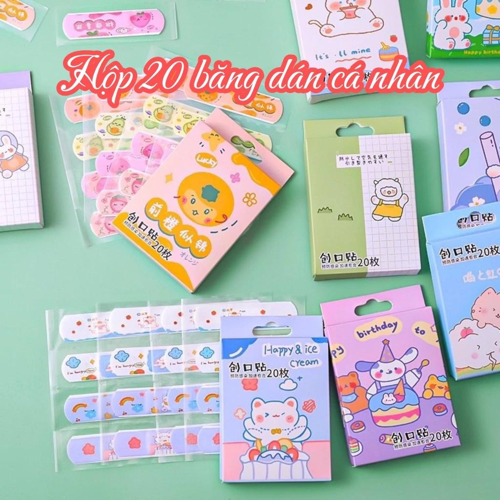 Hộp 20 Băng Cá Nhân Hình Dễ Thương - băng dán urgo hoạt hình