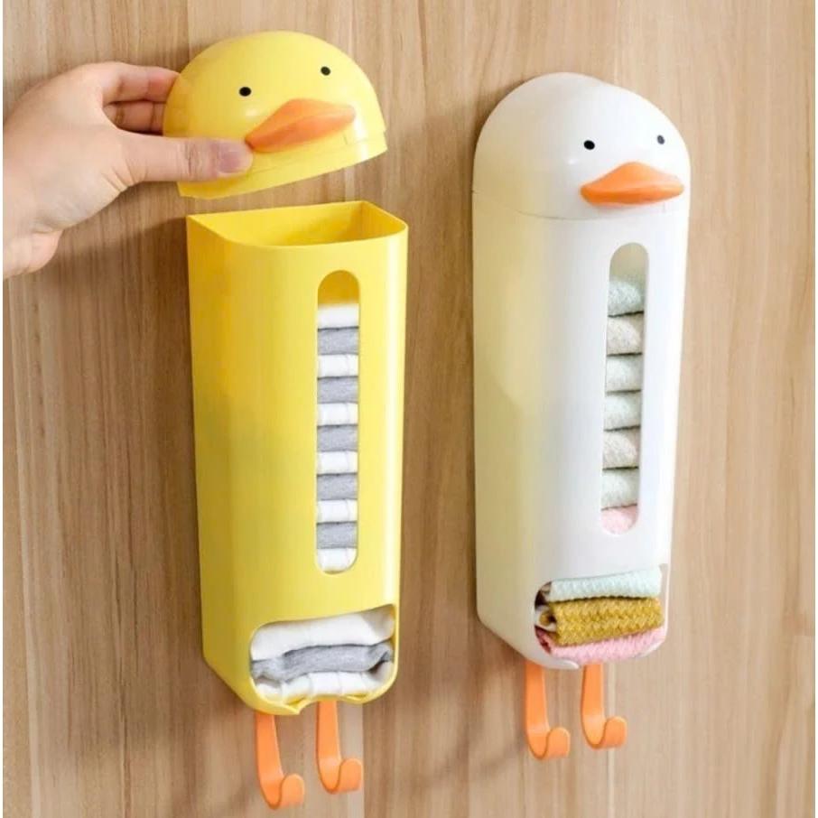 Hộp Bảo Quản Đồ Lót VỊT HOT, Hộp Đựng Rác Tiết Kiệm Không Gian Treo Tường