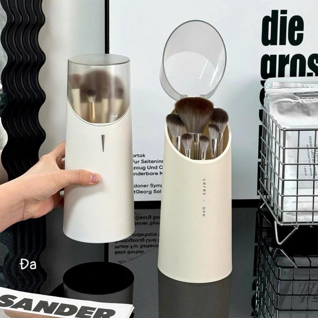 Hộp đựng cọ trang điểm 2959 - hộp đựng cọ có nắp kín chống ẩm mốc bụi bẩn