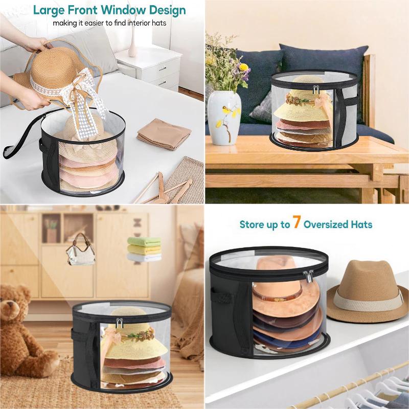 Hộp đựng lưới có thể gập lại Hộp đựng quần áo trong suốt Túi sắp xếp tủ quần áo Hộp phân loại