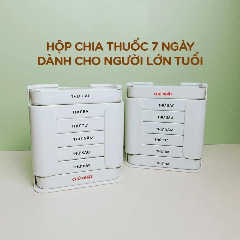 Hộp đựng thuốc hộp chia thuốc 7 ngày 7 tầng đa năng Tashuan TS 275