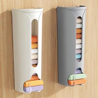 Hộp Đựng Túi Nilon Thừa Và Túi Rác Nilong Dán Tường, Đựng Tất Vớ Đồ Lót - Hộp Chứa Khăn Lau Nhà Bếp Treo Tường