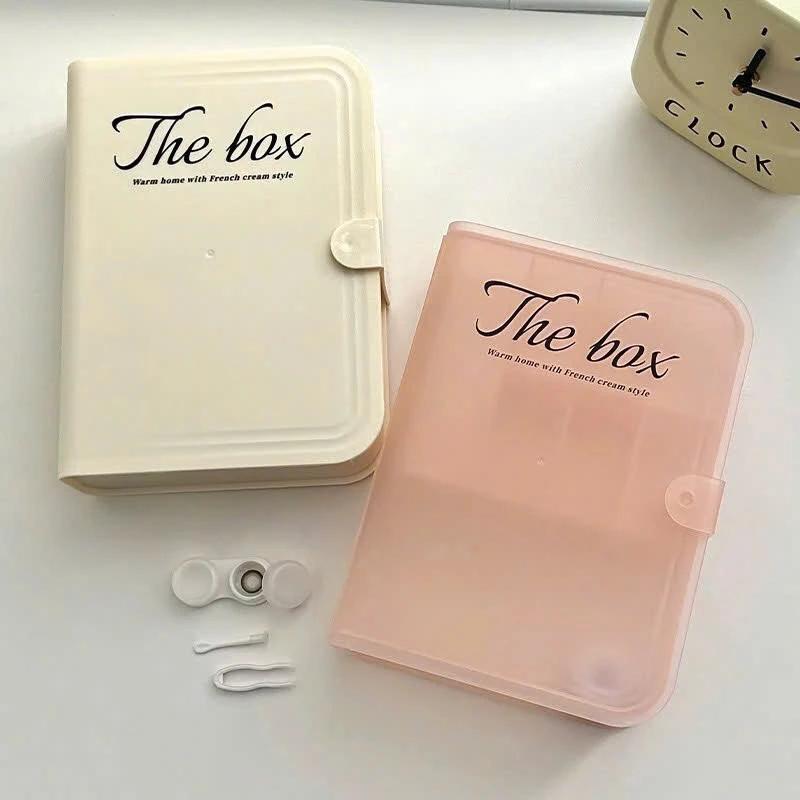 Hộp lưu trữ cáp, phụ kiện, đồ dùng 8 ngăn The box hình quyển sách xếp kệ gọn gàng