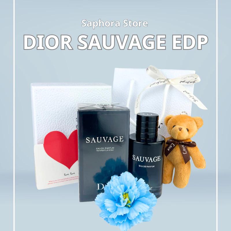 Hộp Quà Tặng Nước Hoa Dior Sauvage EDP 100ML- Nam Tính, Cuốn Hút