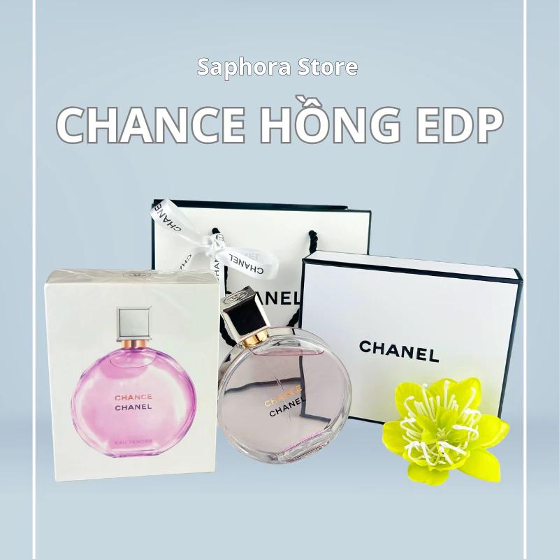 Hộp Quà Tặng Nước Hoa Nữ Chance Hồng 100ML- Hương Thơm Nũ Tính, Nhẹ Nhàng