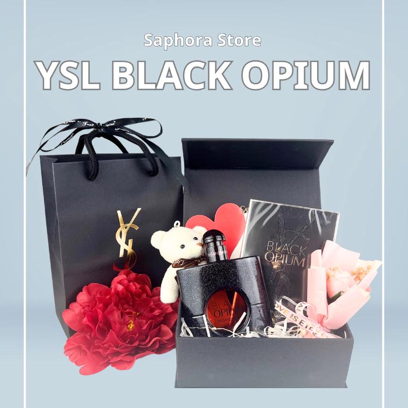 Hộp Quà Tặng Nước Hoa YSL Black Opium 90ml- Hương Thơm Ngọt Ngào, Quyến Rũ
