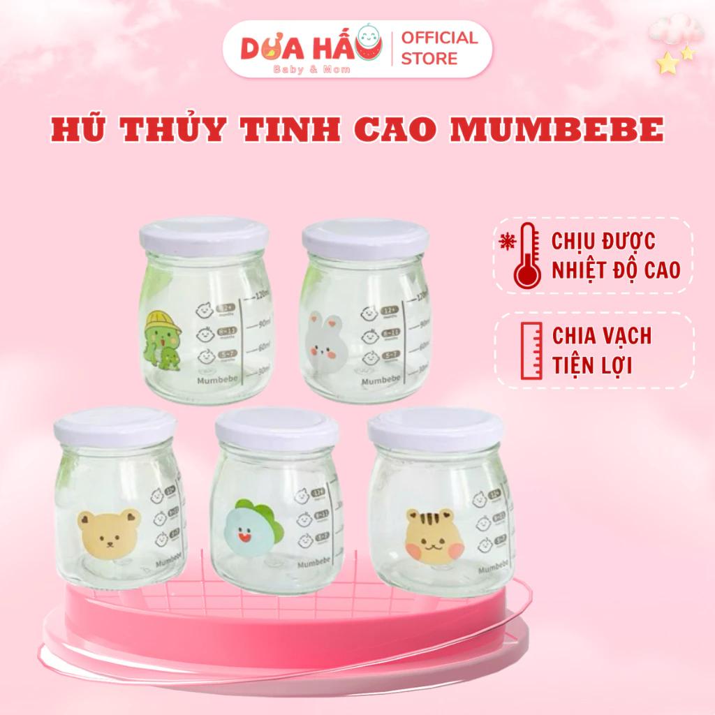 Hũ Thuỷ Tinh Chia Vạch Làm Sữa Chua, Đựng Thực Phẩm, Làm Bánh Tiện Lợi Shop DuaHau Baby & Mom
