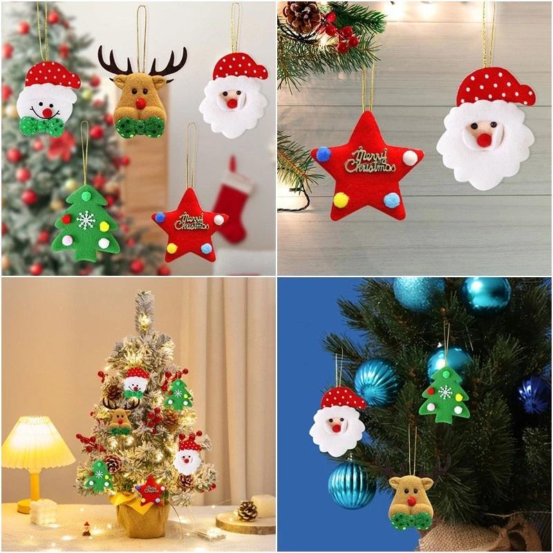 Ins Phong Cách Giáng Sinh Mặt Dây Chuyền Hình Ông Già Noel Dễ Thương Treo Trang Trí Tiệc Thời Trang