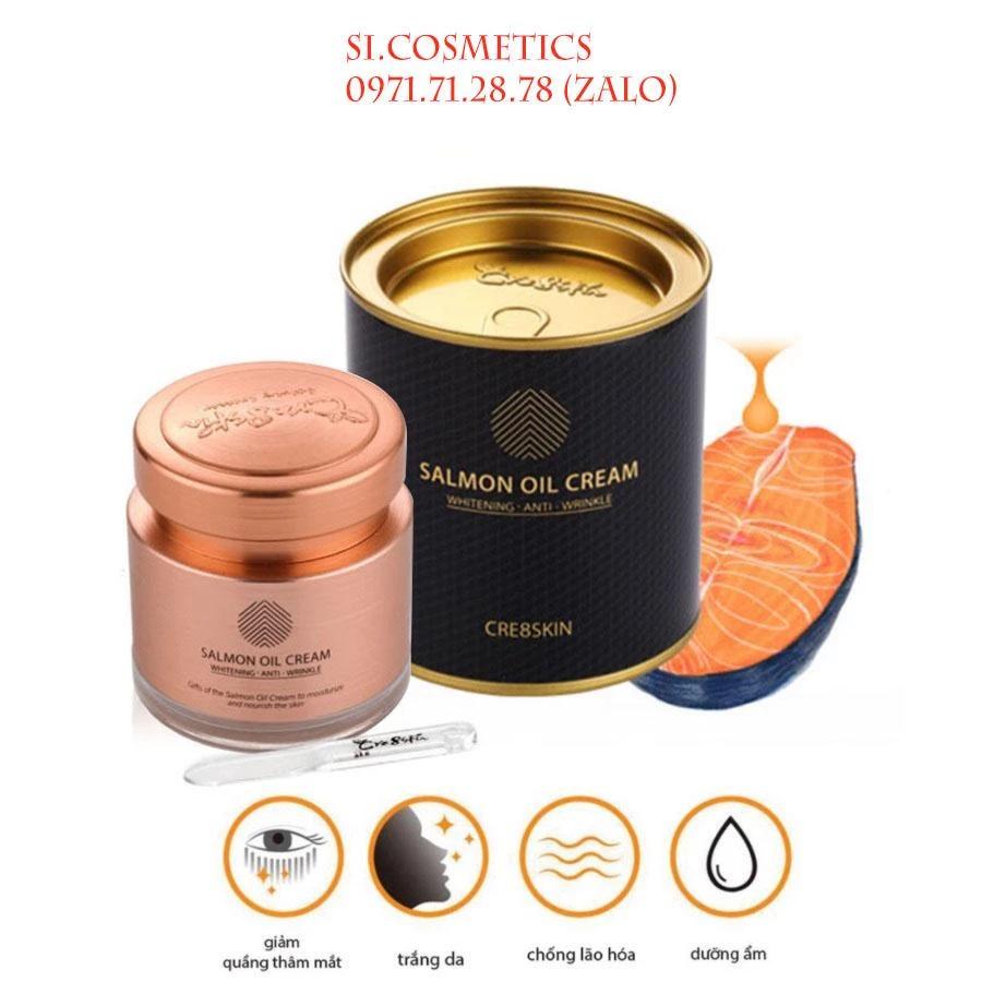 Kem cá hồi Salmon Oil Cream Cre8skin Hàn Quốc 80g