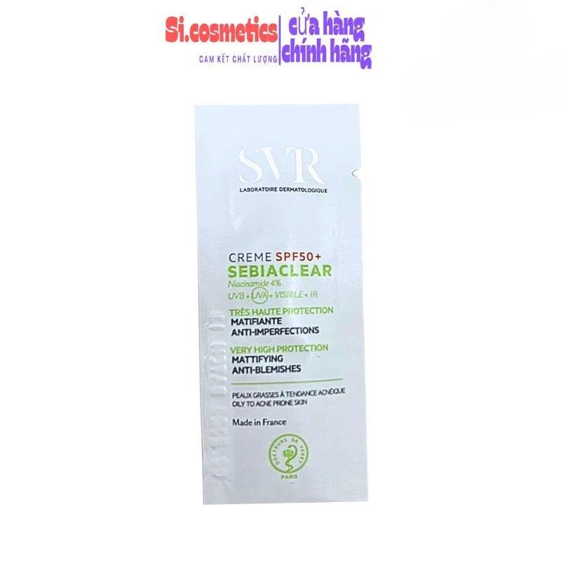 Kem chống nắng cho da dầu mụn SVR Sebiaclear Crème SPF50 2ml