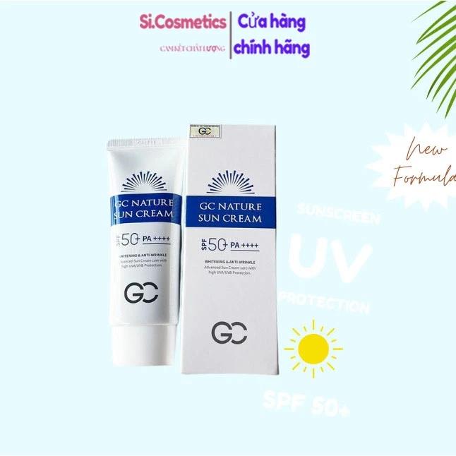 Kem Chống Nắng Nâng Tone Dưỡng Trắng GC Nature Sun Cream SPF 50+ PA++++ 60ml