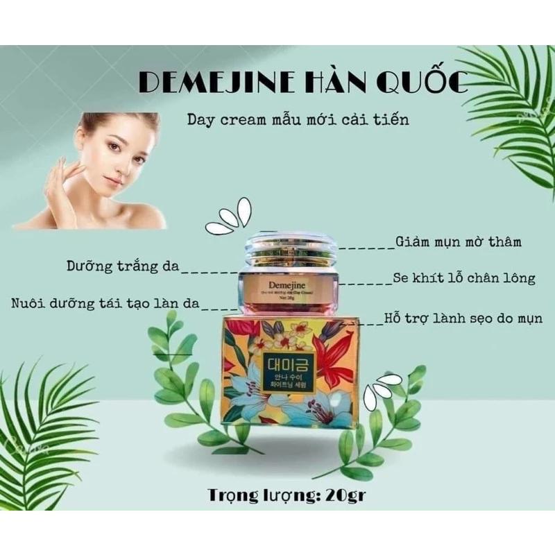 KEM DEJJMENE HÀN QUỐC sáng da mờ nếp nhăn thâm nám, làm chậm quá trình lão hoá da