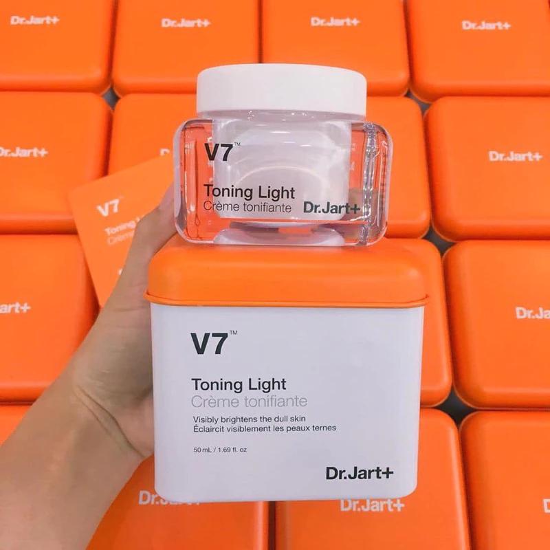 Kem dưỡng trắng tái tạo da V7 Toning Light Dr.Jart+ Hàn Quốc 50ml (Nhỏ)