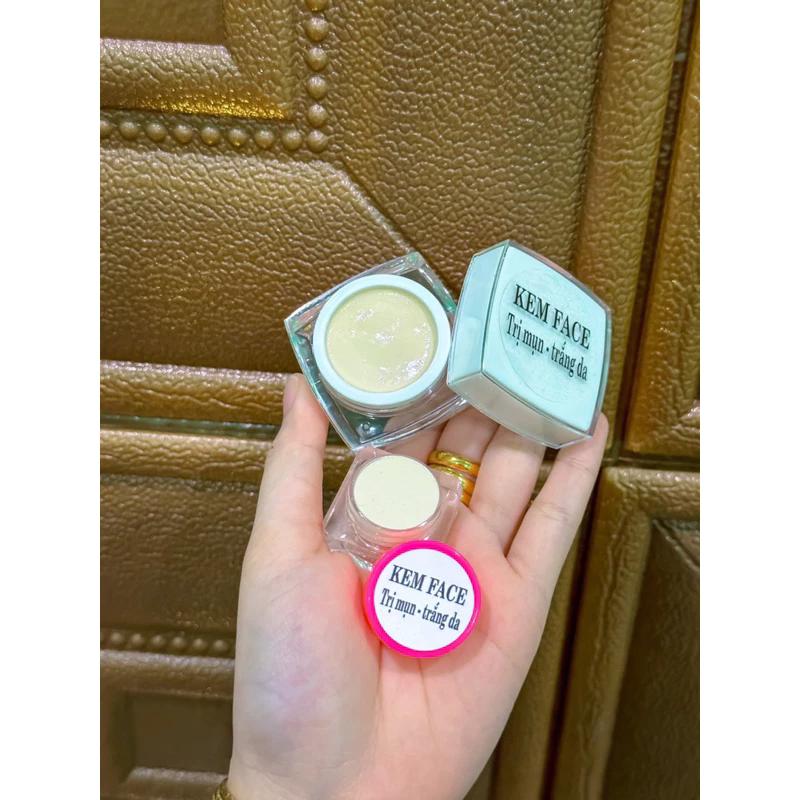 Kem Face Ngừa Mụn Trắng Da Dưỡng Handmade Giúp Da Đẹp Sạch Mụn hủ 20gr