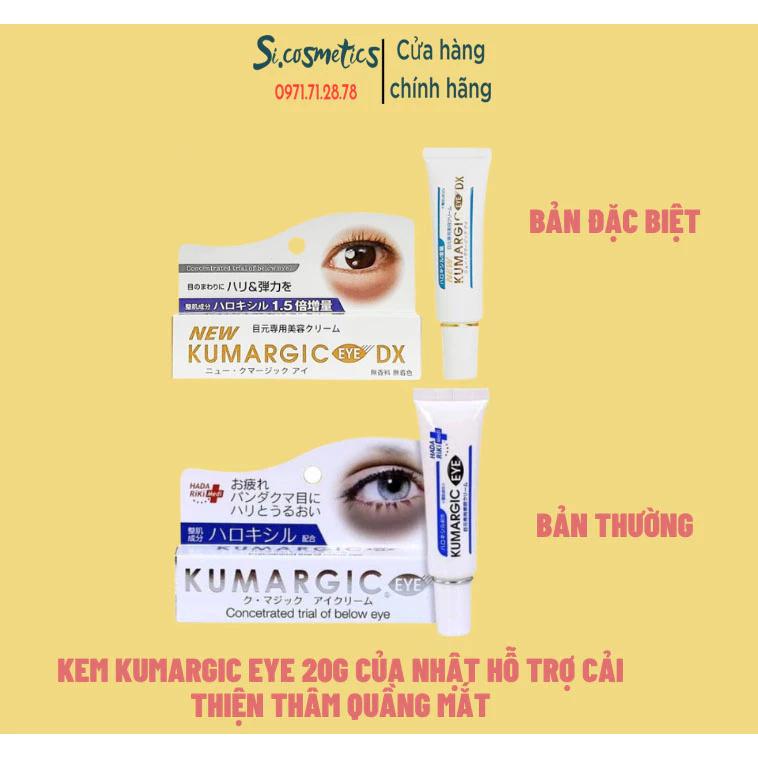 Kem Kumargic Eye 20g của Nhật Hỗ Trợ Cải Thiện Thâm Quầng Mắt
