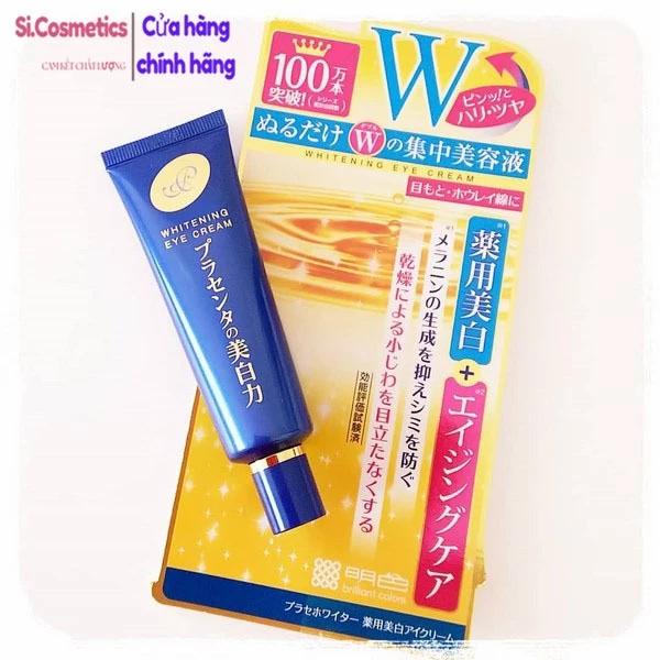 Kem mờ thâm làm sáng da vùng mắt MEISHOKU WHITENING EYES CREAM 30g Nhật Bản
