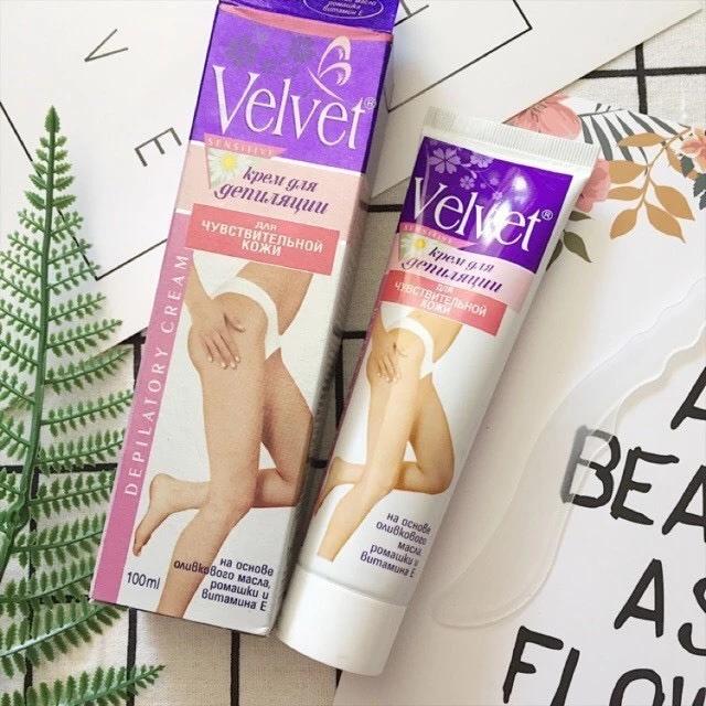 Kem tẩy lông velvet tẩy lông chân wax lông nách kem tẩy lông vùng kín tẩy lông nách đảm bảo k đau rát