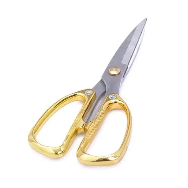 Kéo làm bếp vuông cán inox lưỡi thép không gỉ siêu bền cao cấp K80 - kéo cắt gà