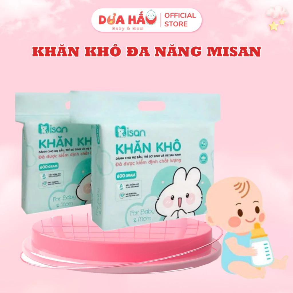 Khăn Khô Đa Năng Misan Cho Mẹ Và Bé Tiện Lợi, An Toàn, Sạch Sẽ Shop Dua Hau Baby & Mom