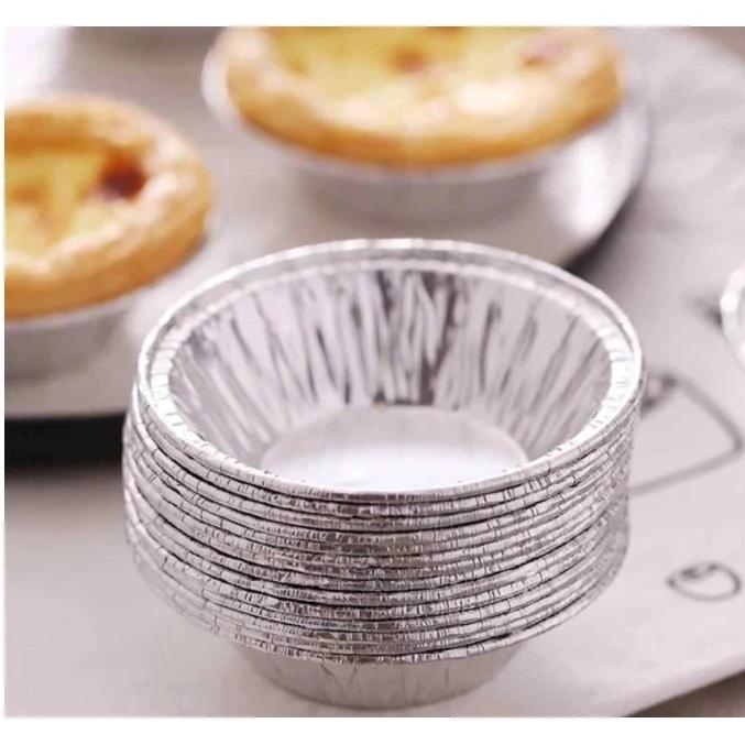 Khay nướng bánh, cốc, chén, khuôn đế giấy bạc làm bánh tiện lợi (set 50 cái)