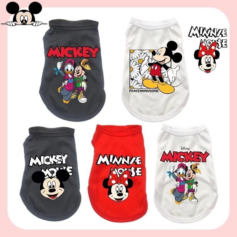 Kích Thước S-2XL Áo Vest Cho Chó Mới Mini Vừa Lớn Chó Cotton Mickey Minnie Tank Top Thú Cưng Sản Phẩm Quần Áo