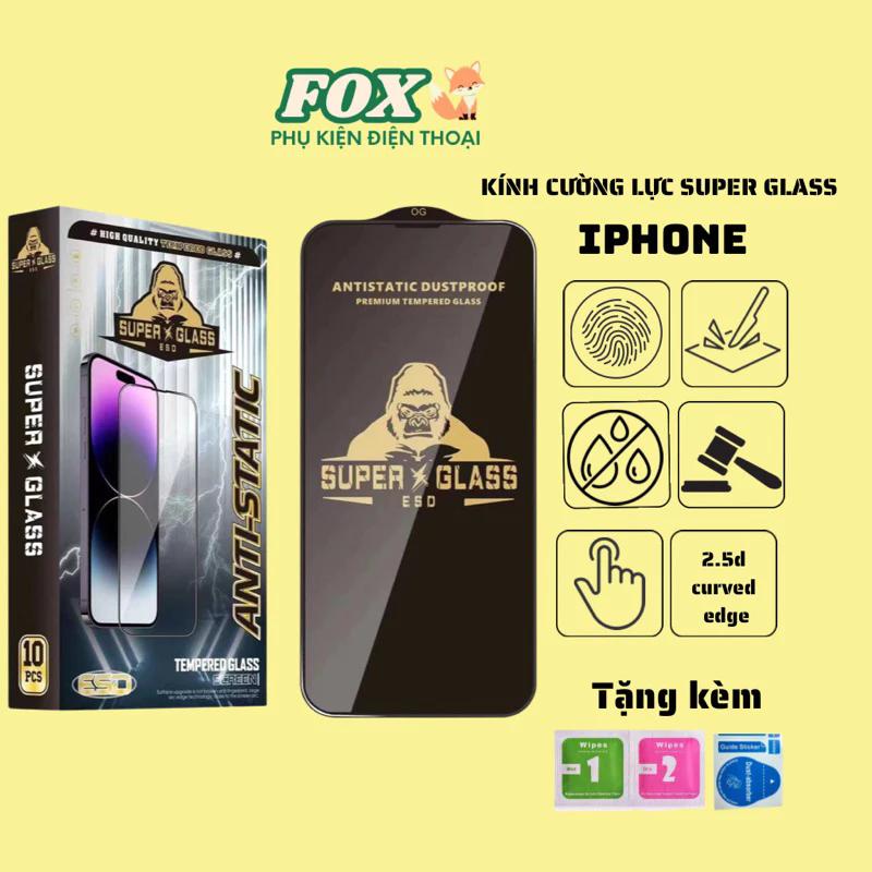 Kính cường Kingkong IPhone 16 15 14 13 12 11promax pro plus xs xr xsm 7g 8g 7p 8p