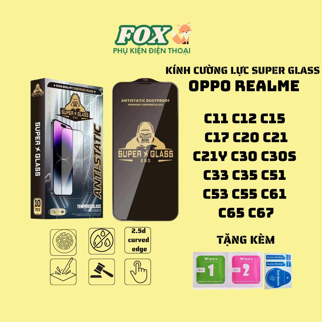 Kính cường lực Kingkong cho Realme c11 c12 c15 c17 c20 c21 c21y c30 c30s c33 c35 c51 c53 c55 c65 c67