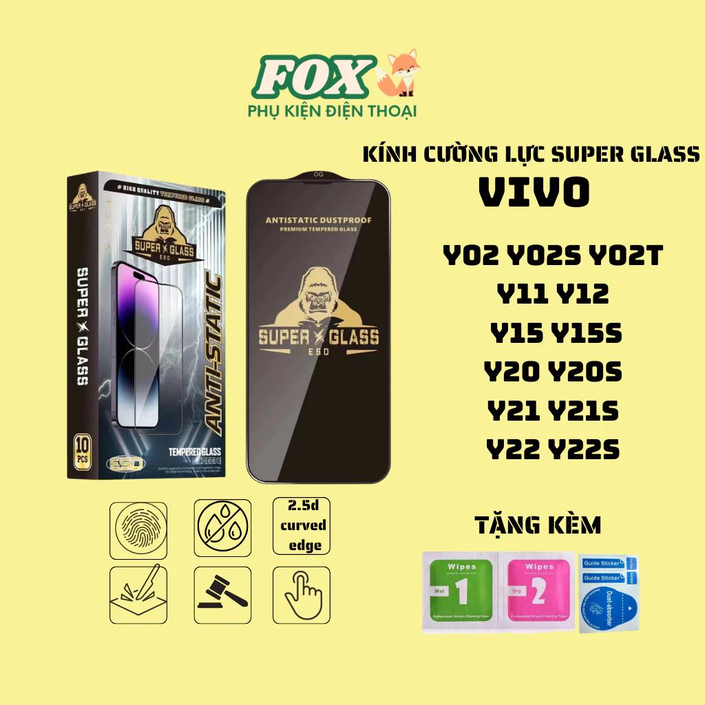 Kính cường lực Kingkong cho Vivo y02 y02s y02t y11 y12 y15 y20 y20s y21 y21s y22 y22s