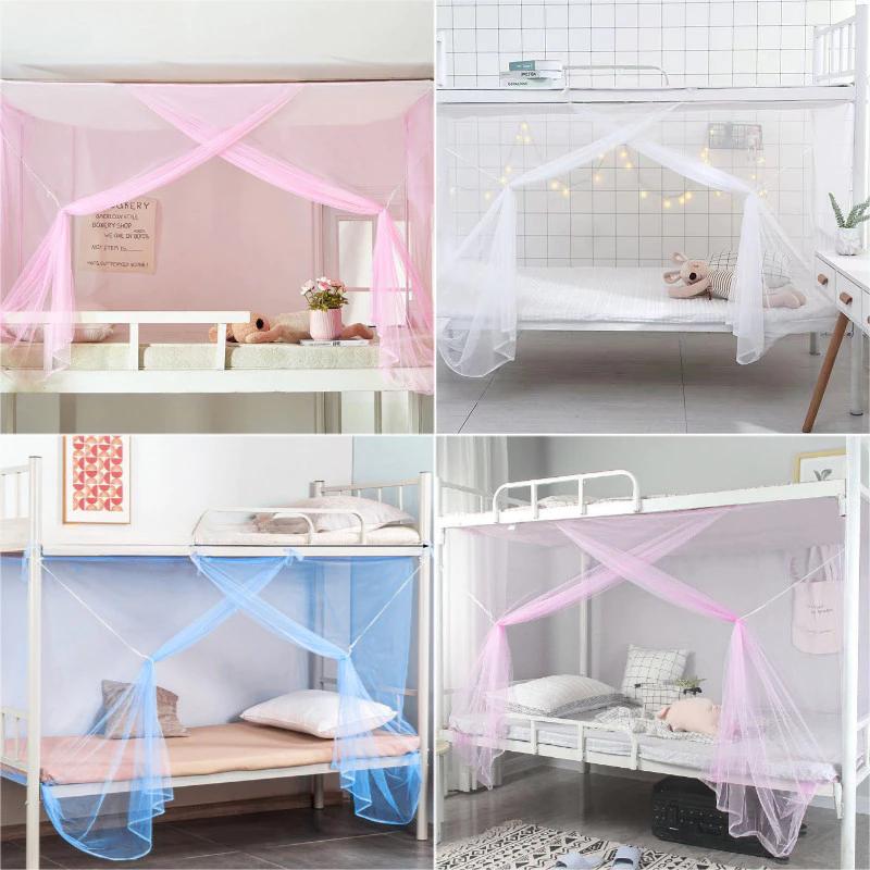 Ký túc xá sinh viên Lưới chống muỗi Thiết kế ba cửa Giường chống muỗi Hộ gia đình Đồ dùng mùa hè