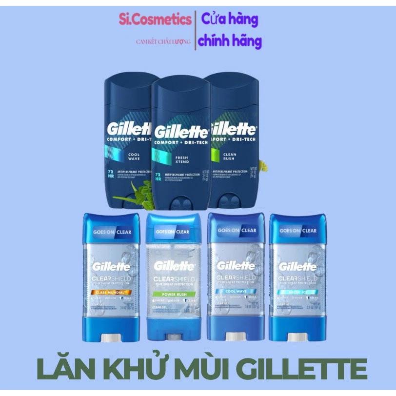 Lăn Khử Mùi Dành Cho Nam Gillette Mỹ 107g Cool Wave 5in1 | Artic Ice | Sport Triumph - Hàng Nhập Khẩu Chính Hãng