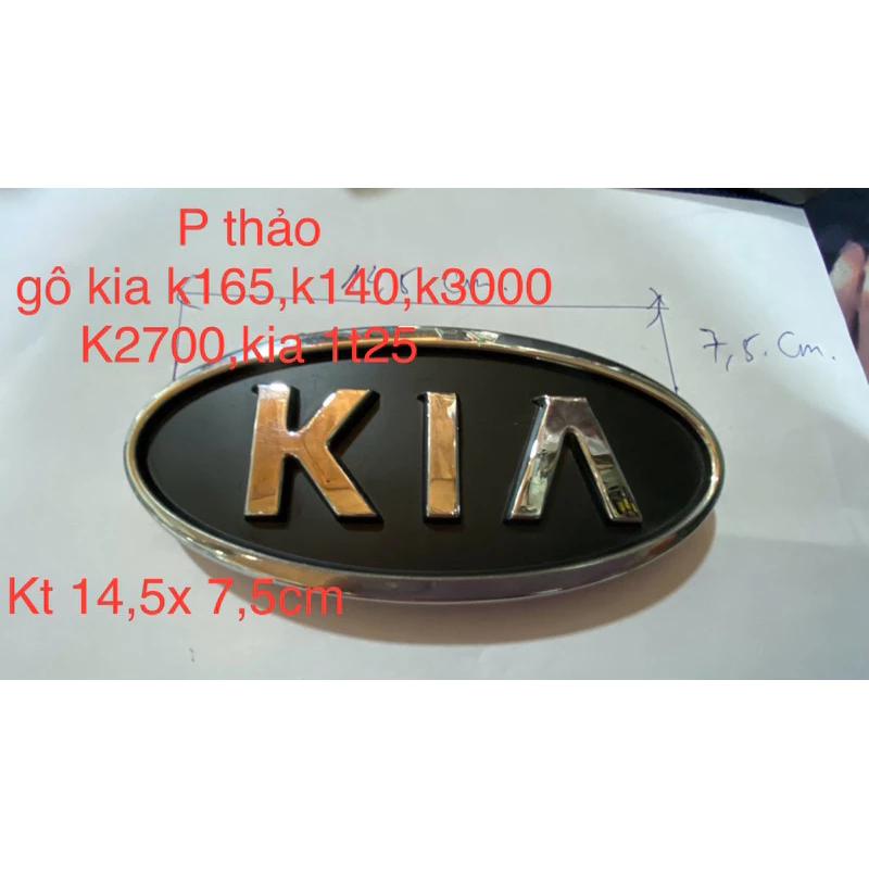 Lô gô kia Hàn Quốc kia 1t4 ,k165,k140,k3000,k2700 kt 14,5cm x 7,5cm