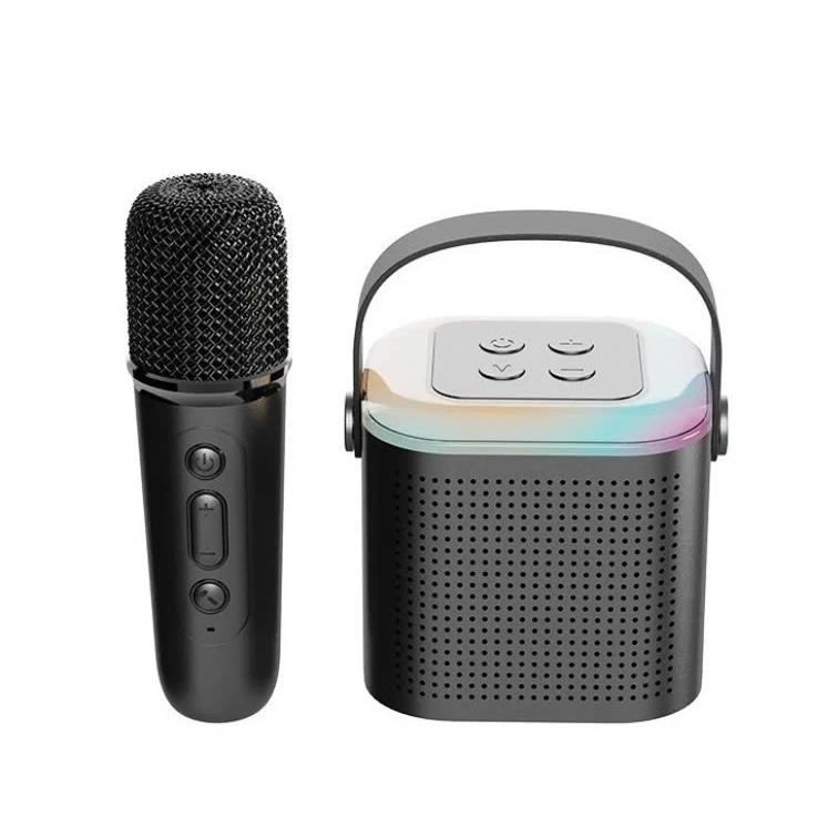Loa Bluetooth Mini Hát Karaoke - Y1 Loa Bluetooth Di Động-Chất Lượng Âm Thanh Cao Với 2 Micro