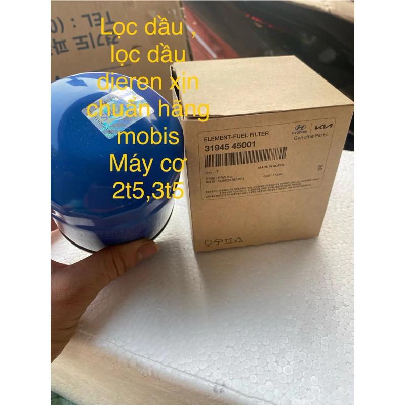 lọc dầu, lọc dầu dieren chuẩn xịn hãng mobis hyundai 2t5,3t5,hd65,hd72,hd78,hd79…. ( máy cơ mã 45001)