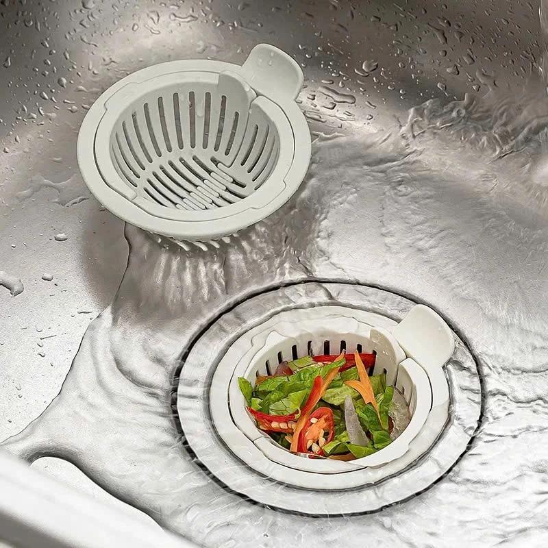 Lưới Lọc Rác Bồn Rửa Chén Bát Hình Tròn S01 Chất Liệu Nhựa