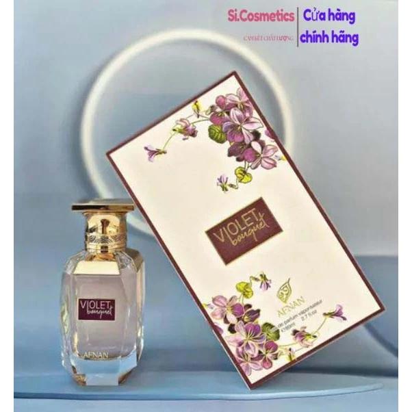 [Mã COSBAUH3 giảm 8% đơn 300K] [Bạn mới nhập COSHBM -50% đơn 0Đ] Nước hoa nữ Afnan Violet Bouquet 80ml