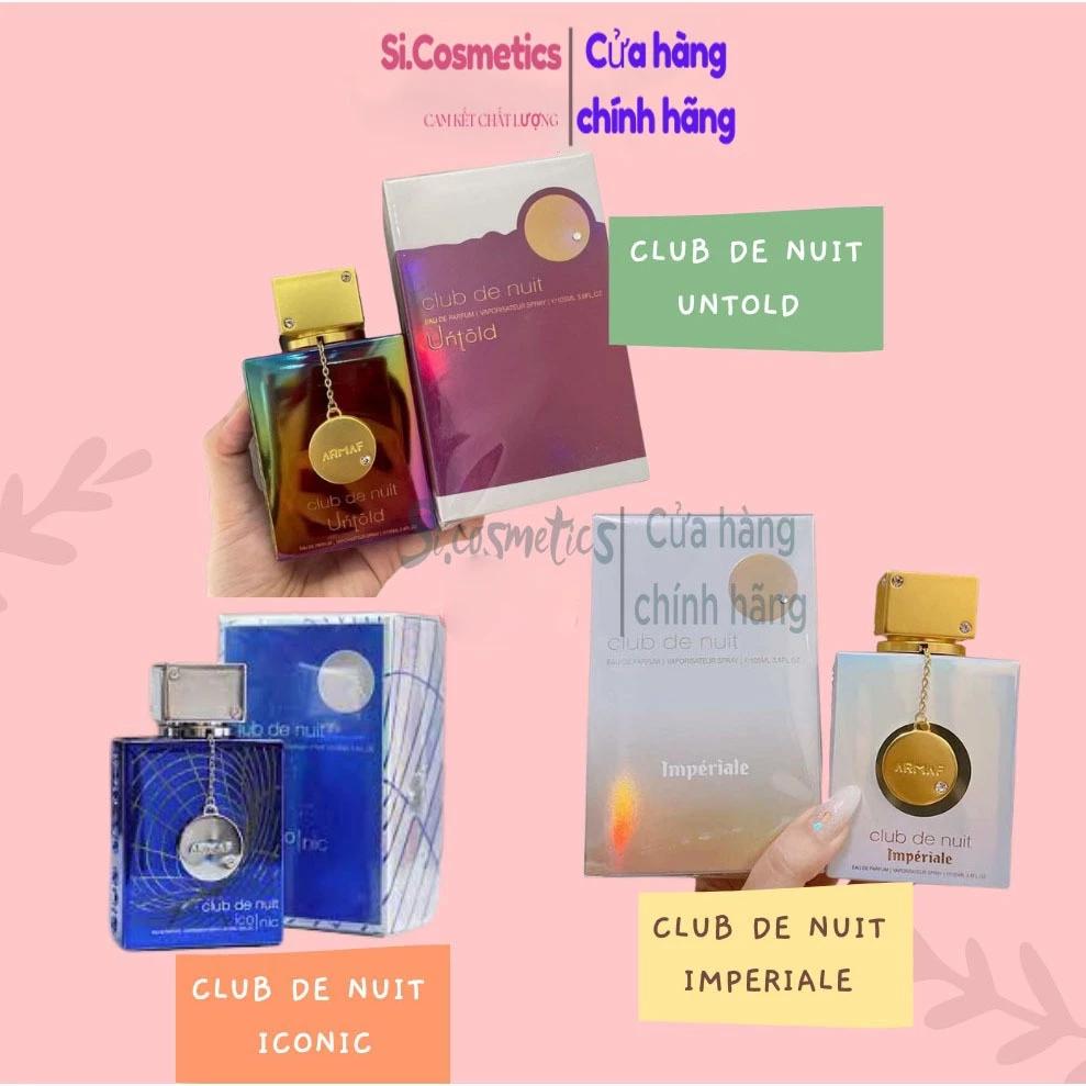 [Mã COSBAUH3 giảm 8% đơn 300K] Nước Hoa Armaf Club de Nuit Untold , imperiale , Iconic EDP 105ml