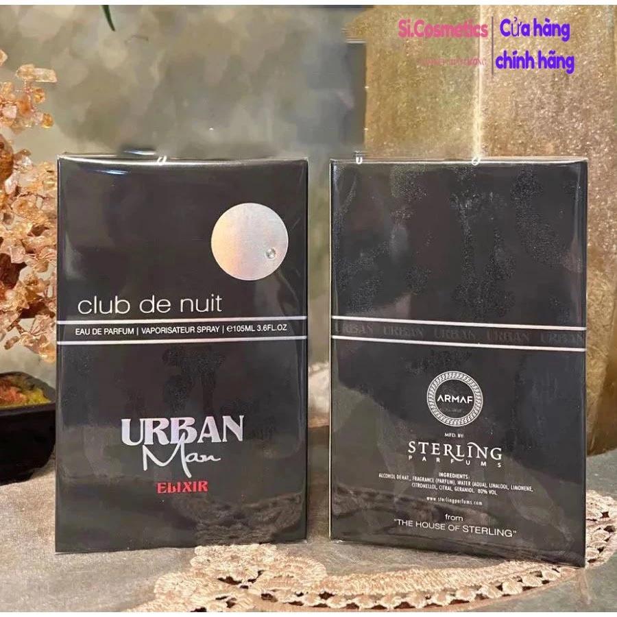 [Mã COSBAUH3 giảm 8% đơn 300K] Nước Hoa Nam Armaf Club De Nuit Urban Man Elixir EDP 105ml