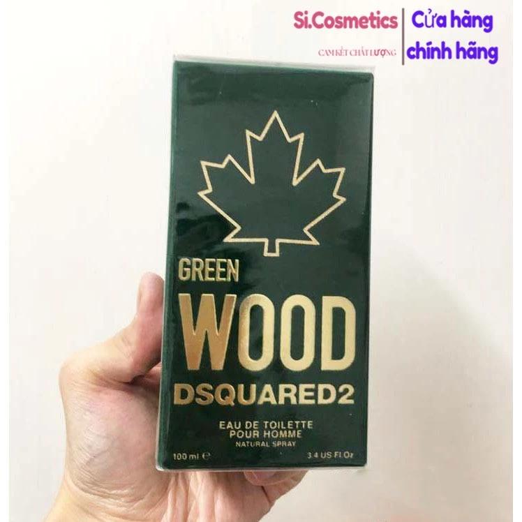 [Mã COSBAUH3 giảm 8% đơn 300K] Nước Hoa Nam DSQUARED2 Green Wood 100ml
