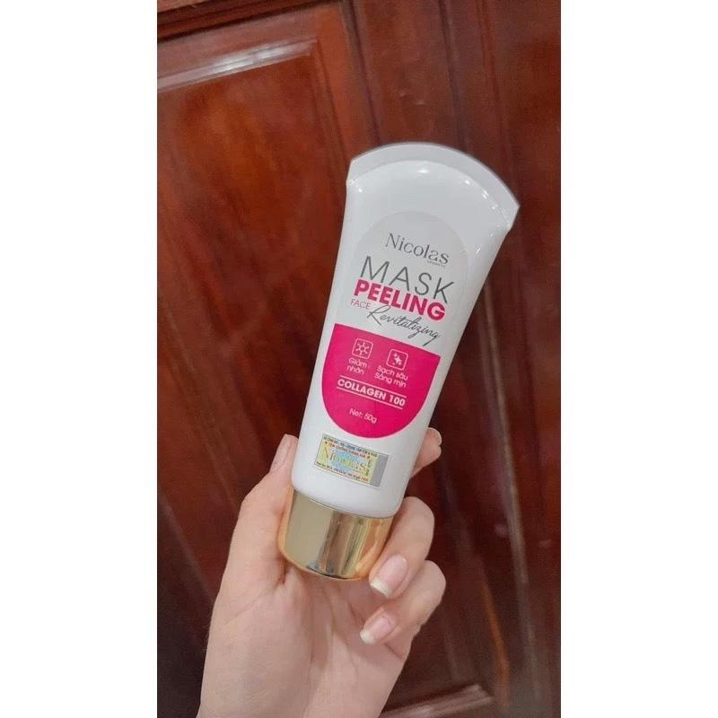 [MẪU MỚI] PEEL DA NICOLAS DÀNH CHO FACE- MASK PEELING Thanh Nhi tuýp 100g TRẮNG DA DƯỠNG ẨM